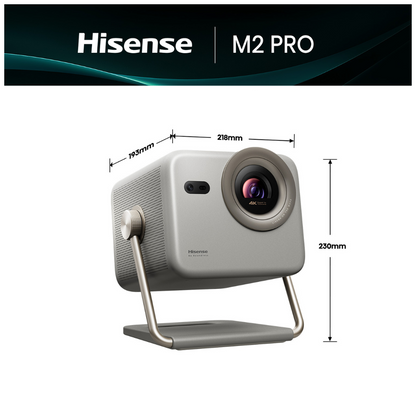 Hisense 65''-200'' M2 Pro 4K TriChroma Laser Mini Projector