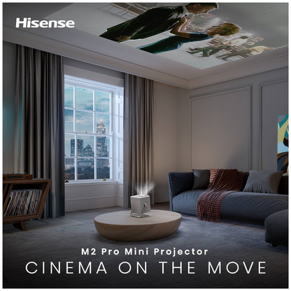 Hisense 65''-200'' M2 Pro 4K TriChroma Laser Mini Projector