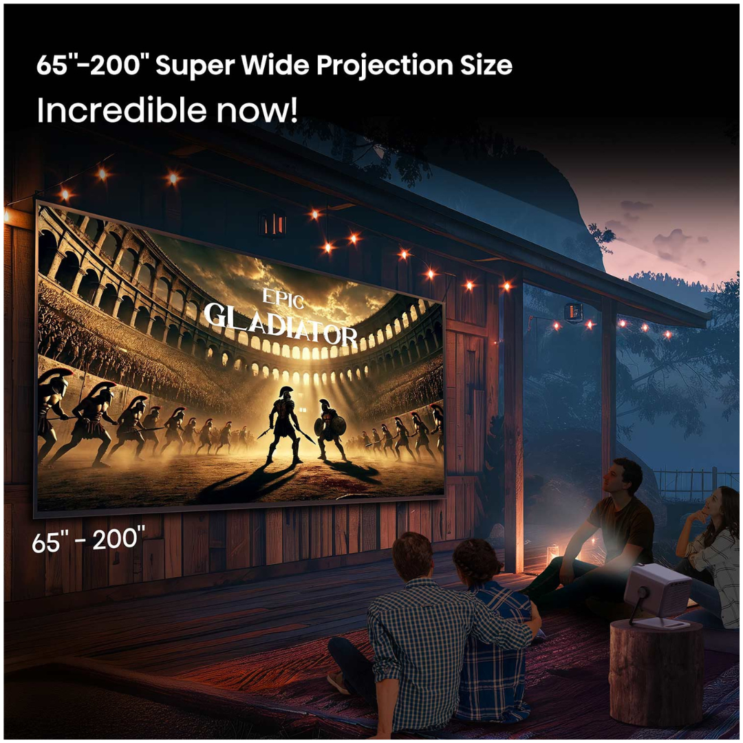 Hisense 65''-200'' M2 Pro 4K TriChroma Laser Mini Projector