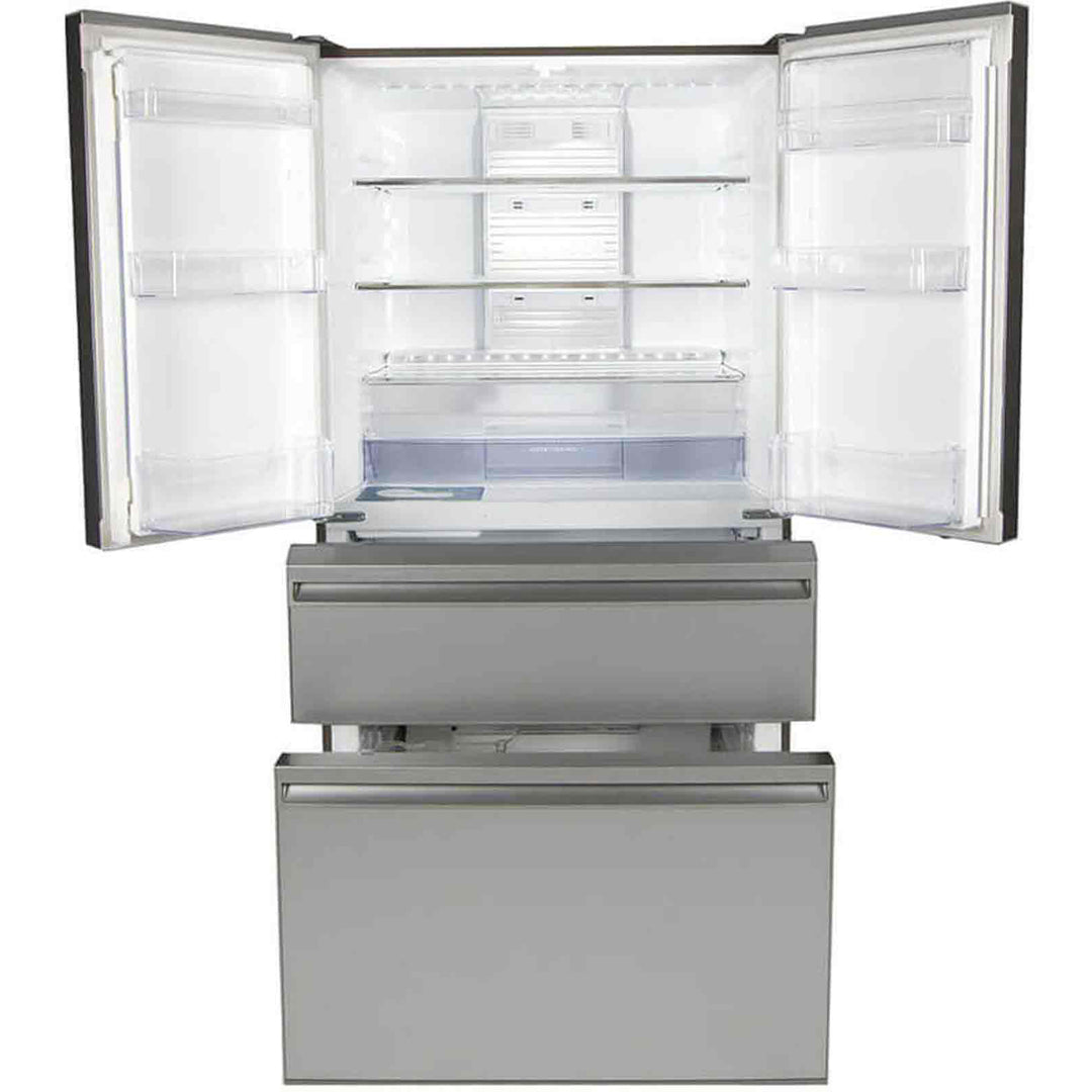 Mitsubishi 630l lx grande deals glass french door fridge