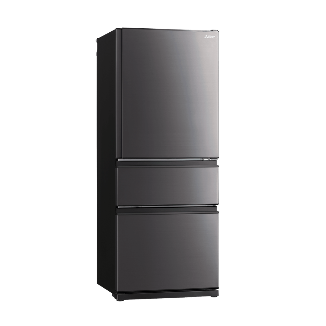 Mitsubishi Electric 450L Bottom Mount Fridge Dark Silver