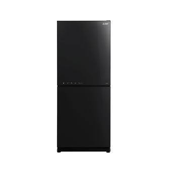 Mitsubishi Electric 421L Bottom Mount Fridge Brilliant Black