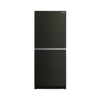 Mitsubishi Electric 421L Bottom Mount Fridge Matte Black