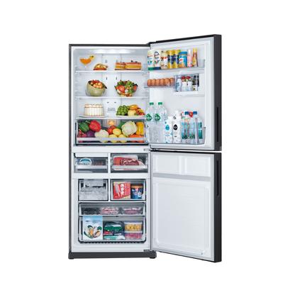 Mitsubishi Electric 421L Bottom Mount Fridge Sterling Dark Silver