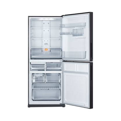 Mitsubishi Electric 421L Bottom Mount Fridge Sterling Dark Silver