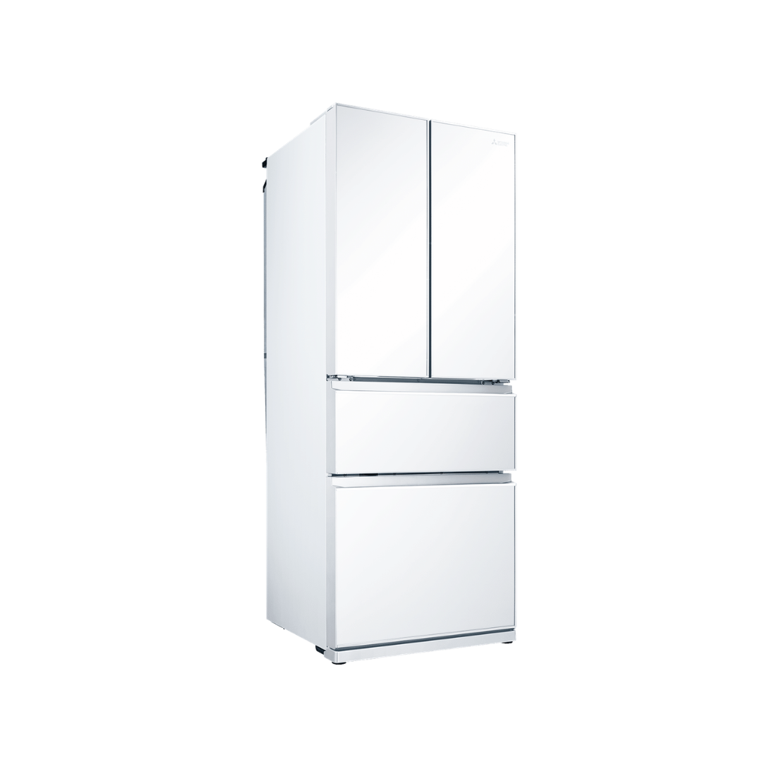 Mitsubishi Electric 442L French Door Fridge Glacier White