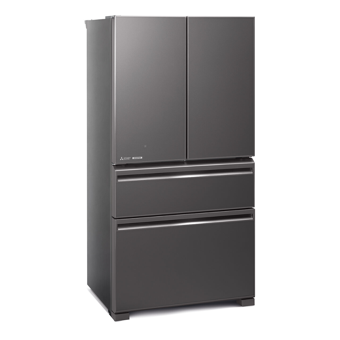 Mitsubishi Electric 564L French Door Fridge Dark Silver Glass