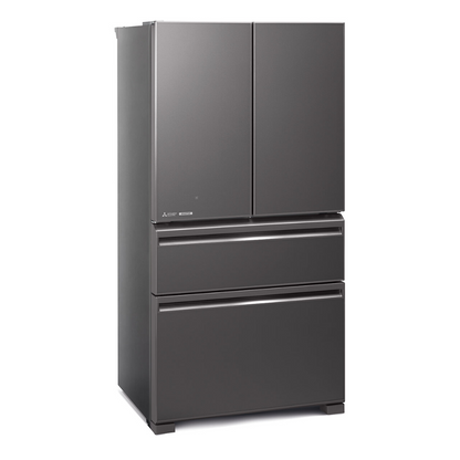 Mitsubishi Electric 564L French Door Fridge Dark Silver Glass
