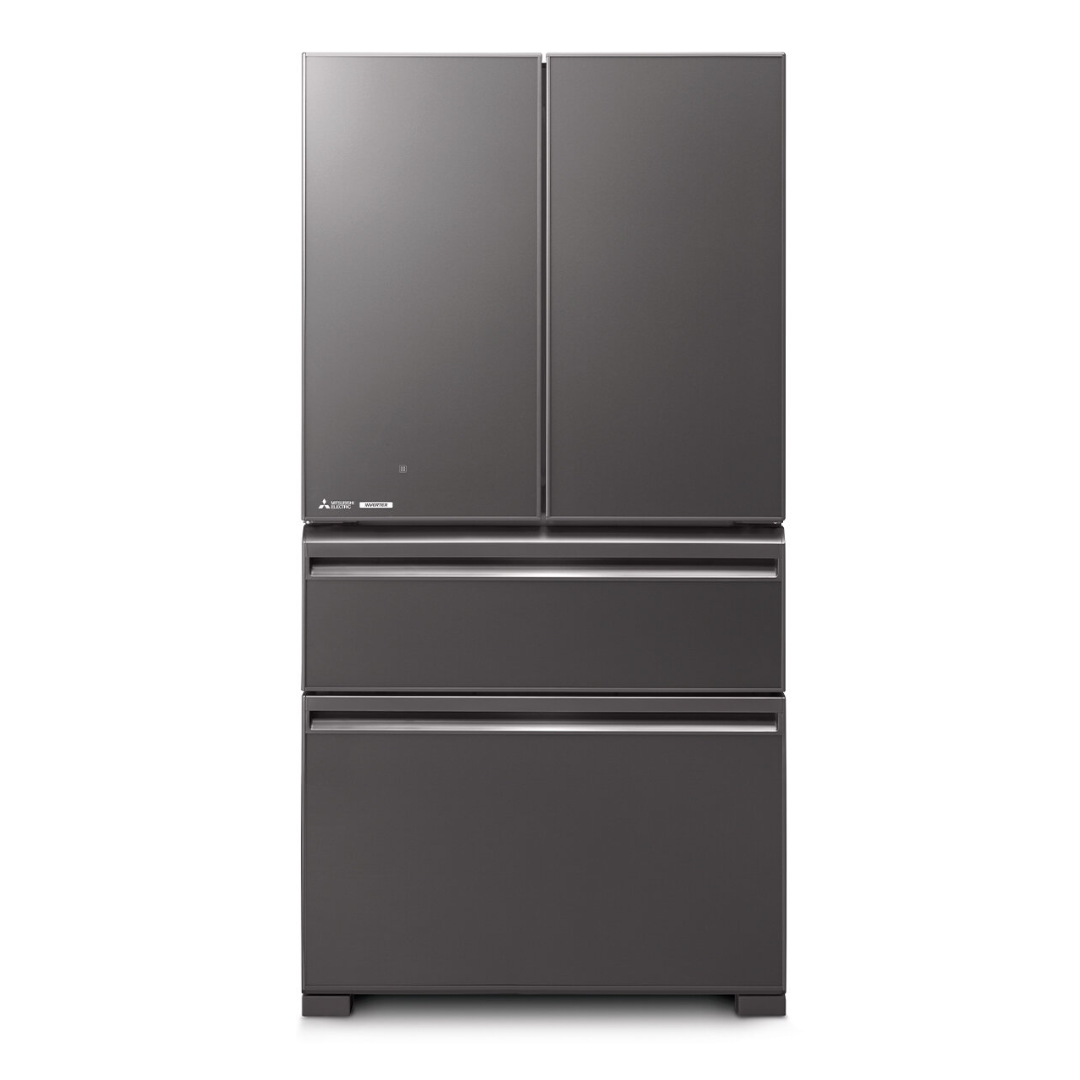 Mitsubishi Electric 564L French Door Fridge Dark Silver Glass