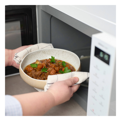 Panasonic 32L 1100W Microwave Oven Sleek White Glass