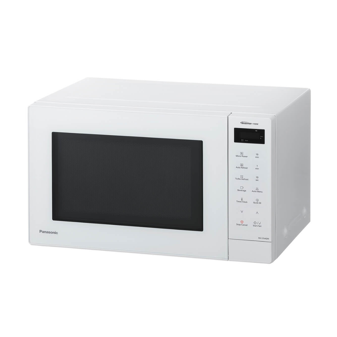 Panasonic 32L 1100W Microwave Oven Sleek White Glass