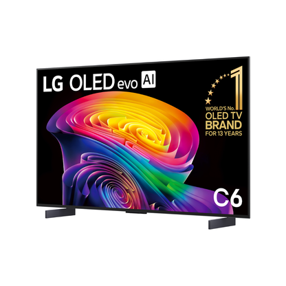 LG 42" OLED EVO AI C6 4K SMART TV (2026)