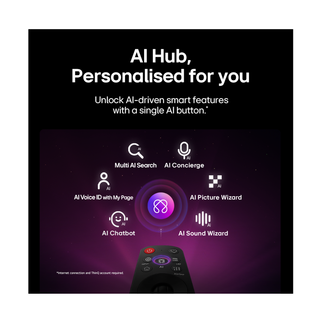 LG 55" OLED EVO AI G6 4K SMART TV (2026)