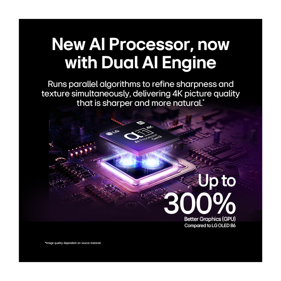 LG 55" OLED EVO AI G6 4K SMART TV (2026)