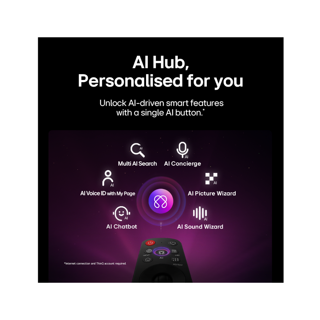 LG 77" OLED EVO AI G6 4K SMART TV (2026)