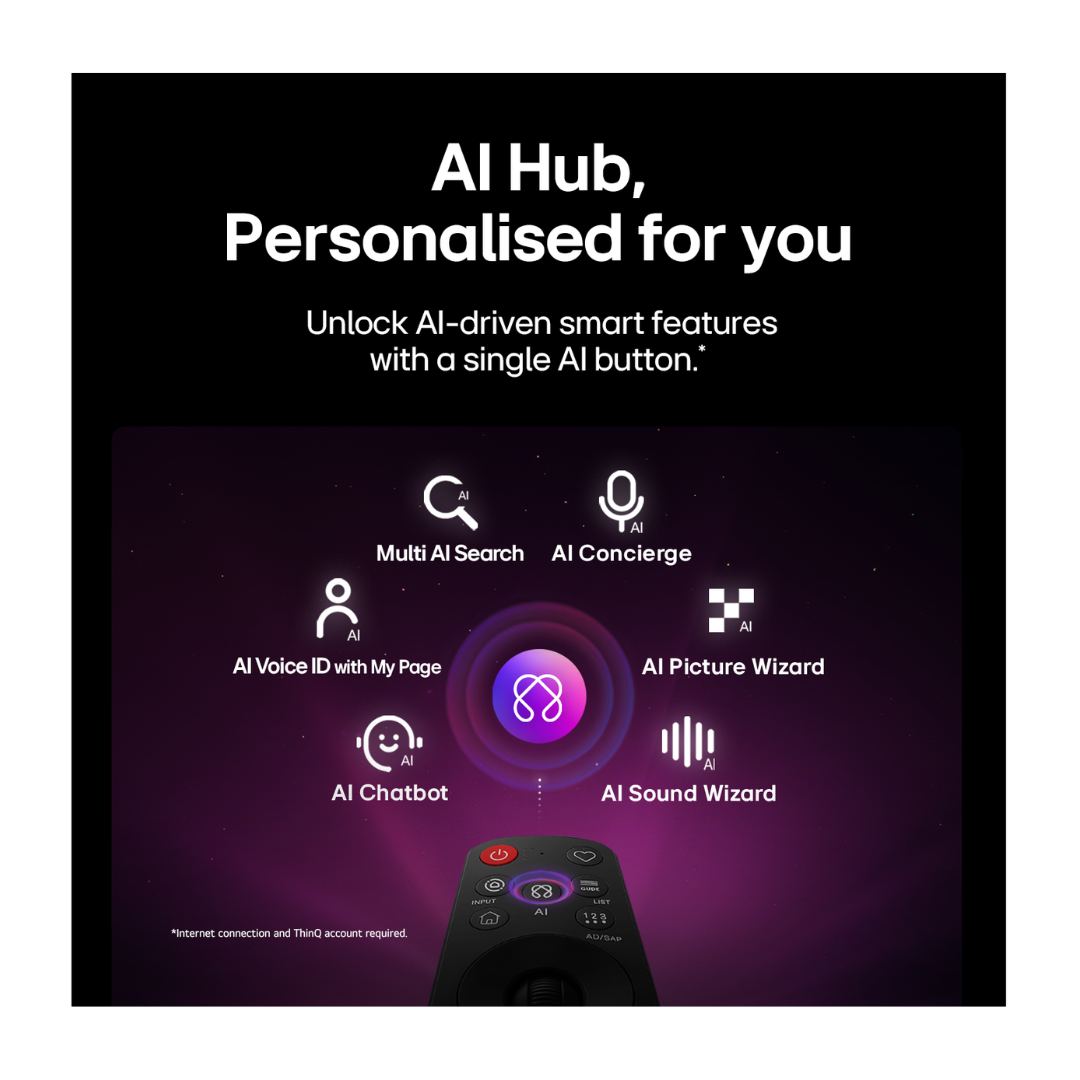 LG 83" OLED EVO AI G6 4K SMART TV (2026)