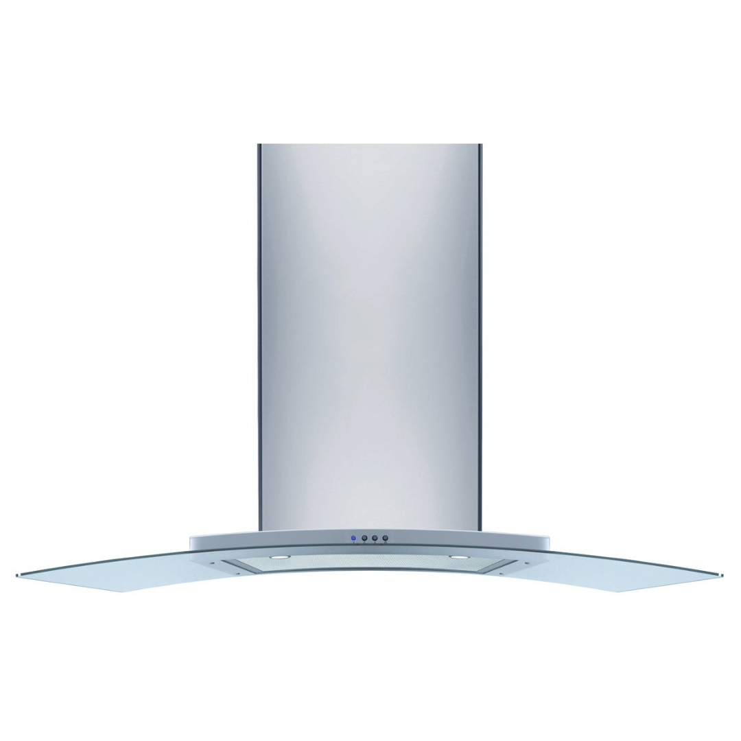 Omega Appliances 90cm Curved Glass Canopy Rangehood