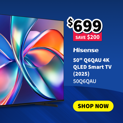 Hisense 50" Q6QAU 4k QLED Smart TV on sale now $699 - Save $200 