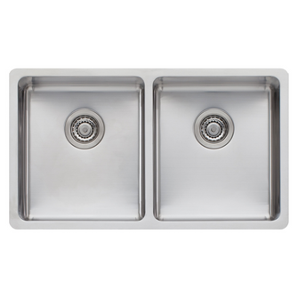 Oliveri Sonetto Double Bowl Universal Sink Stainless Steel