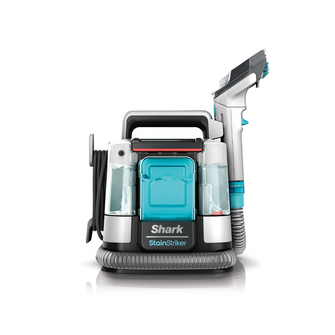 Shark StainStriker Portable Carpet & Upholstery Cleaner on a white background. 