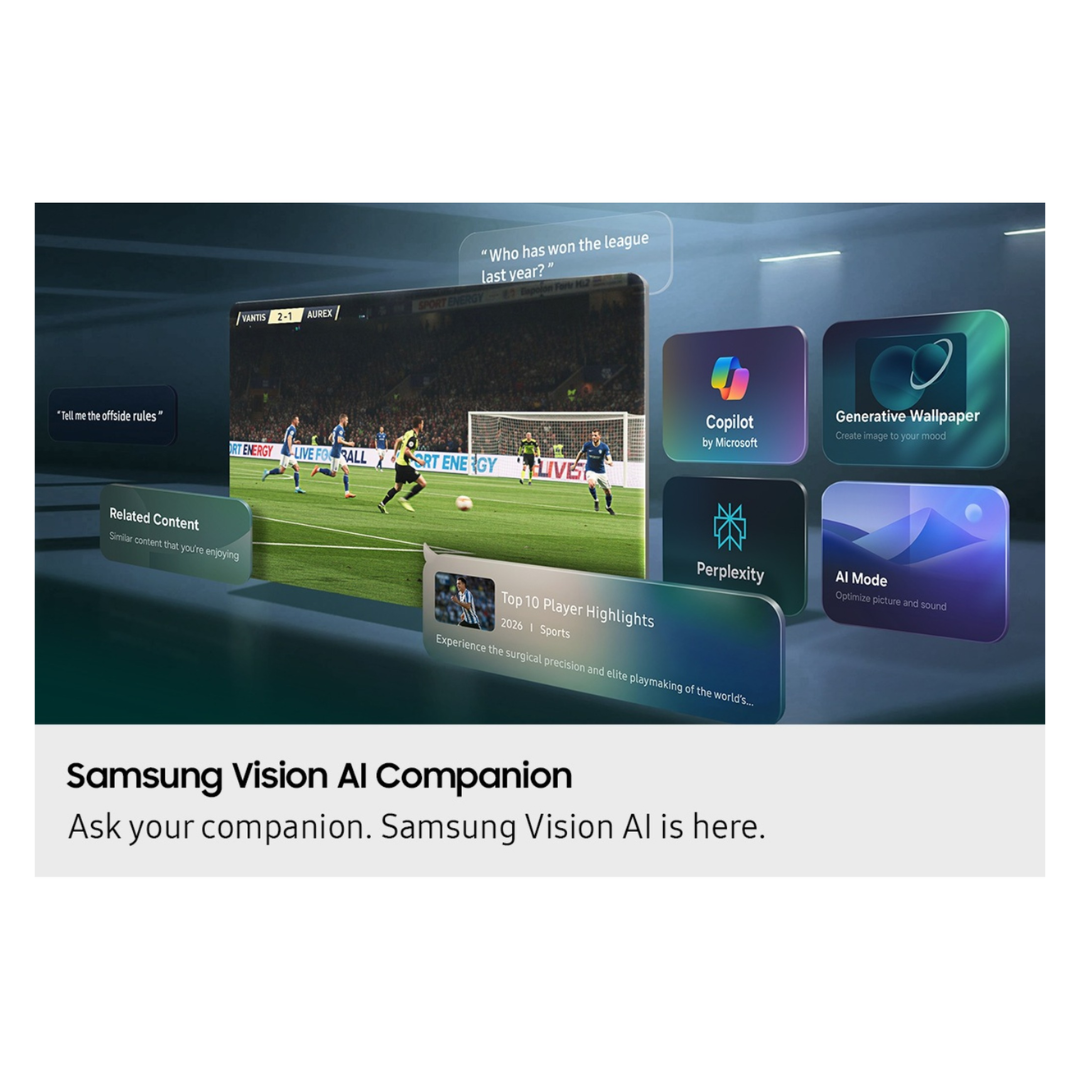 Samsung 65" Neo QLED QN80H 4K Samsung Vision AI Smart TV (2026)