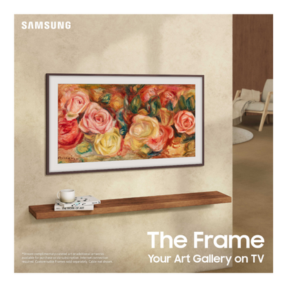 Samsung 43" The Frame QLED 4K Smart TV, Slim Fit Wall-mount included