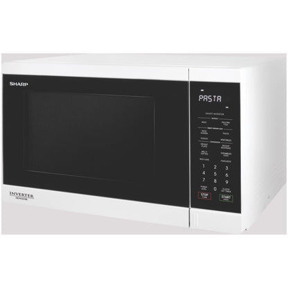Sharp White 1200w, 34 Litre Microwave, 11 Pwr levels, 315mm Turntable, Inverter - R350EW image_2