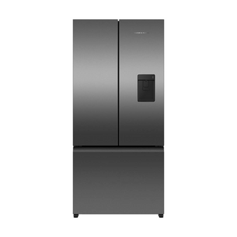 Fisher & Paykel 511L Black Stainless Steel French Door Fridge