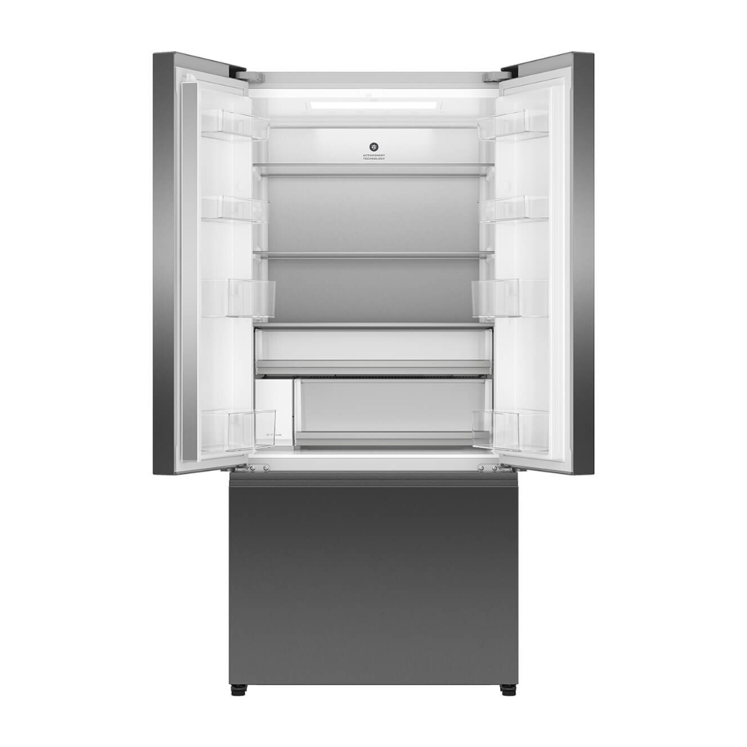 Fisher & Paykel 511L Black Stainless Steel French Door Fridge