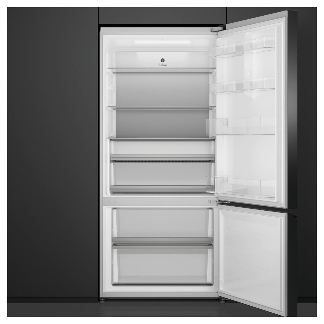 Fisher & Paykel 515L Black Stainless Steel Bottom Mount Fridge