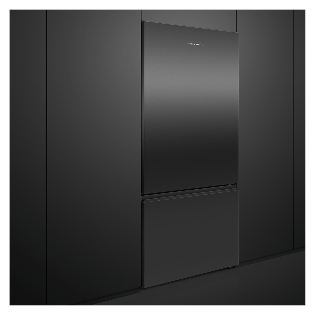Fisher & Paykel 515L Black Stainless Steel Bottom Mount Fridge