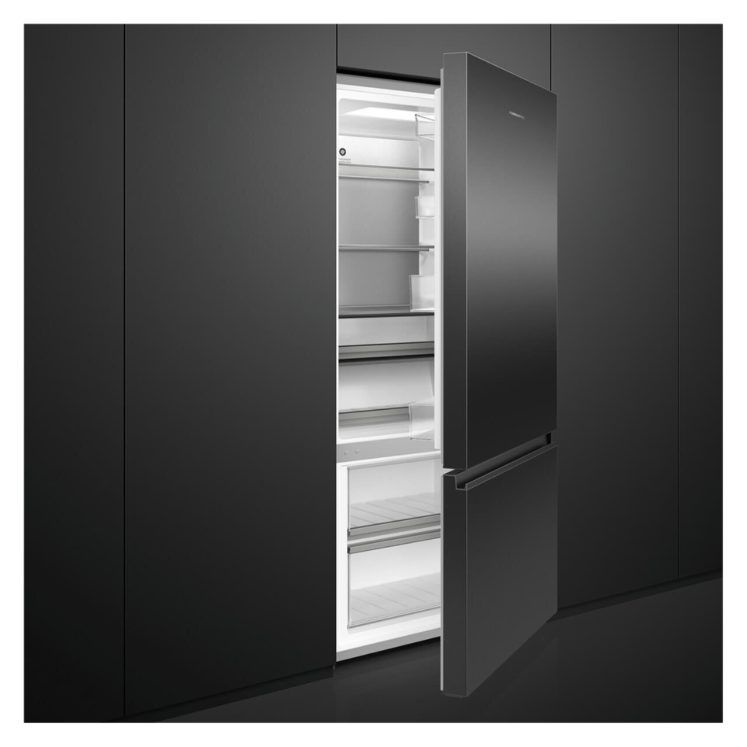 Fisher & Paykel 515L Black Stainless Steel Bottom Mount Fridge