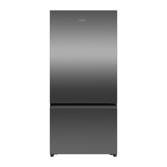 Fisher & Paykel 515L Black Stainless Steel Bottom Mount Fridge