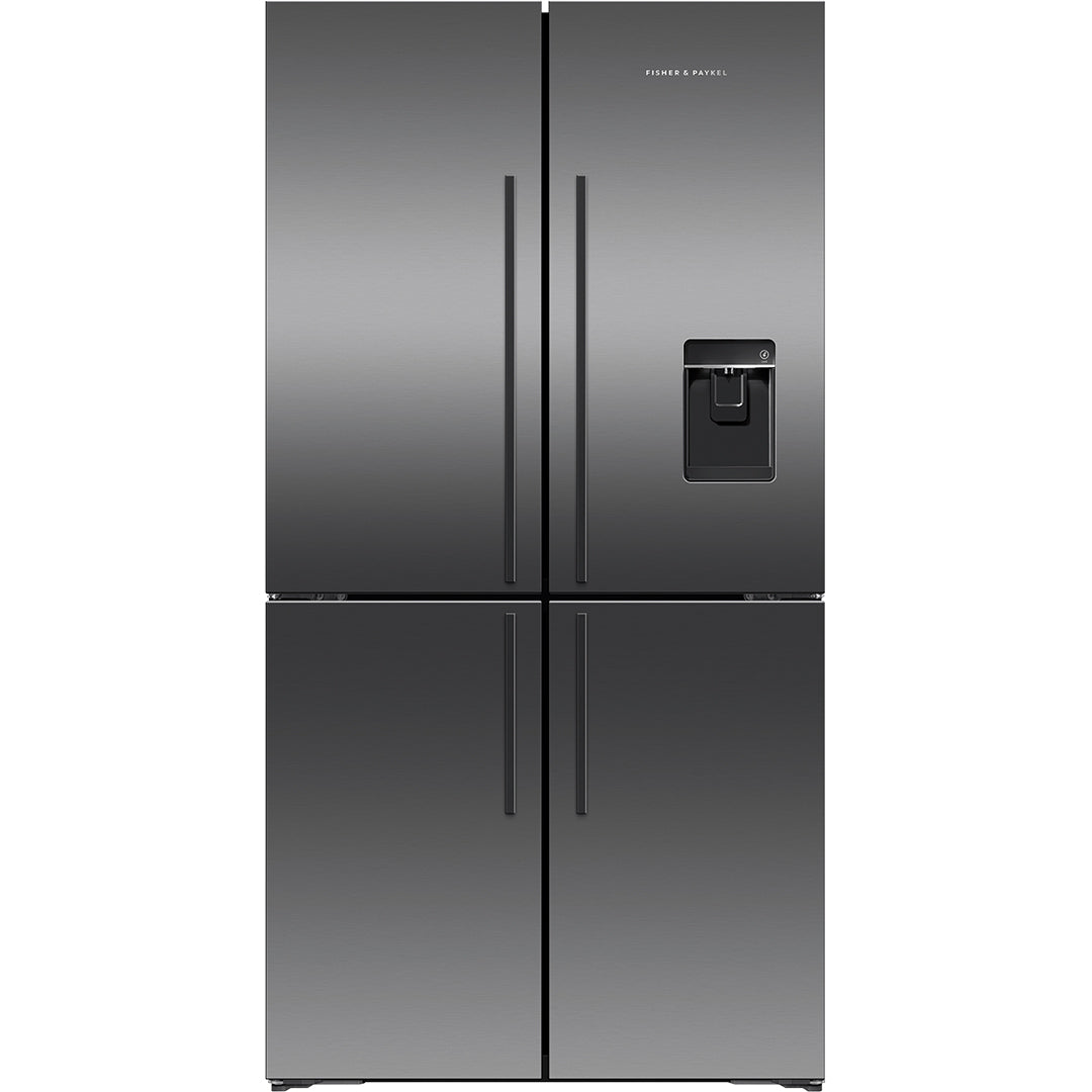 Fisher & Paykel 538L Quad Door Refrigerator Black Stainless - RF605QDUVB2 image_1