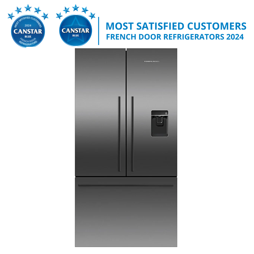 Fisher & Paykel 569L Series 7 French Door Refrigerator Freezer, Ice & Water