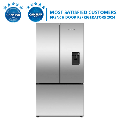 Fisher & Paykel 569L Series 7 French Door Refrigerator Freezer, Ice & Water