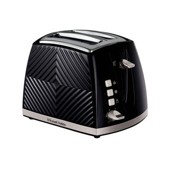 Russell Hobbs Groove 2 Slice Toaster in Black - RHT722BLK image_1