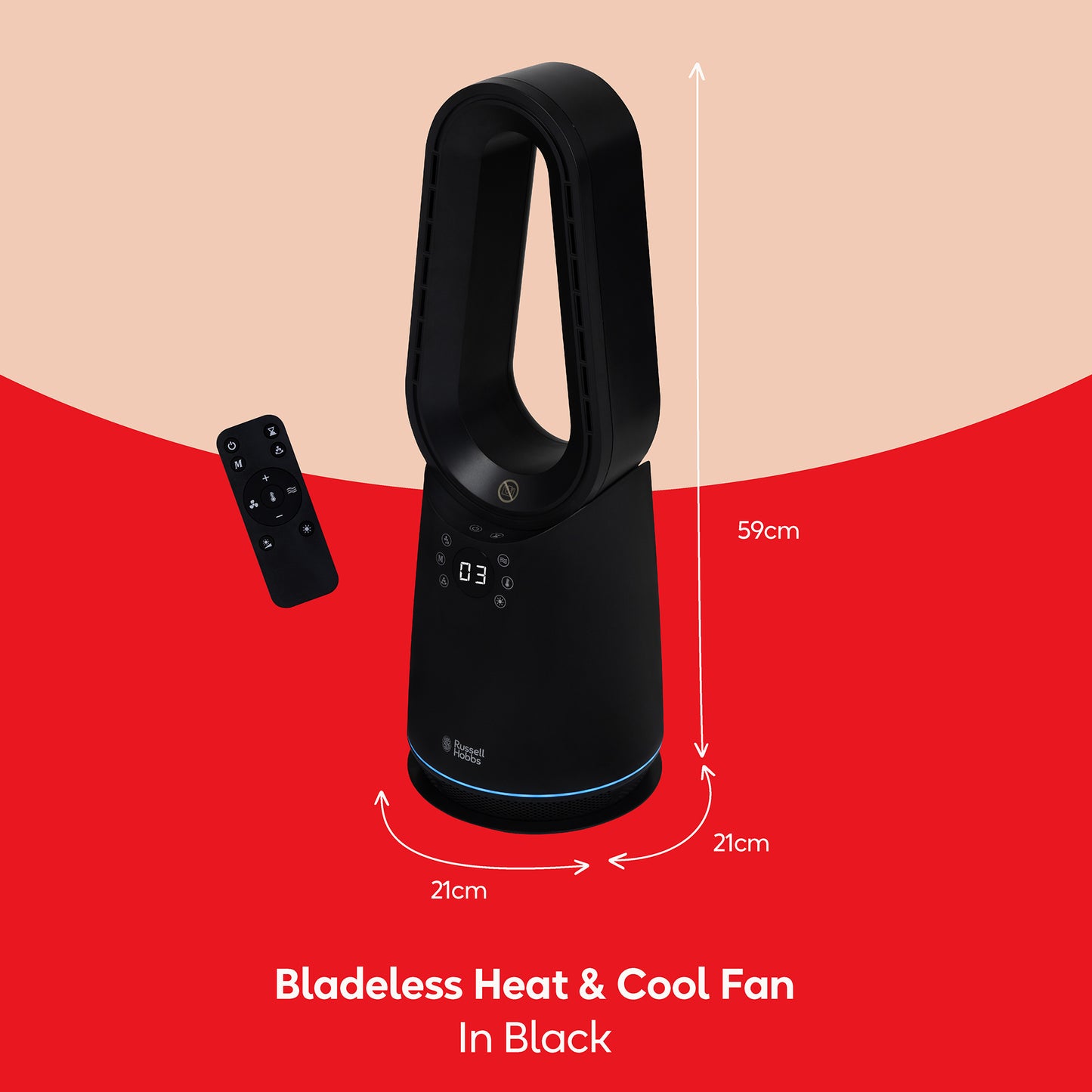 Russell Hobbs Bladeless Fan & Heater