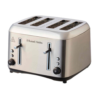 Russell Hobbs Addison 4 Slice Toaster Brushed Stainless Steel - RHT514BRU image_1