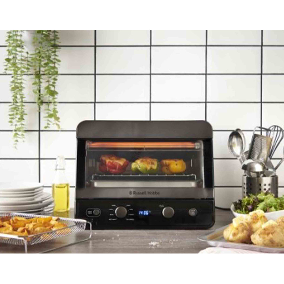 Easy to clean outlet toaster oven