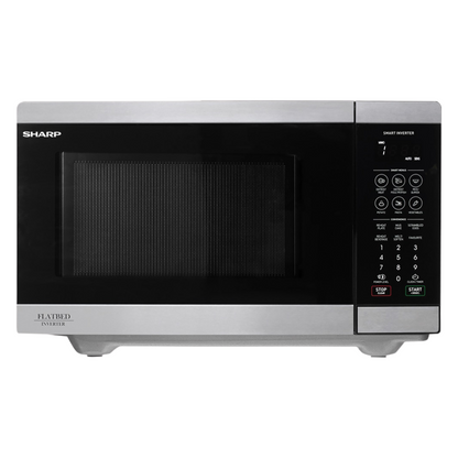 Sharp 26L 900W Flatbed Inverter Microwave Stainless Steel