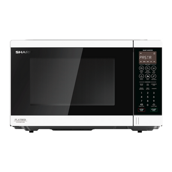Sharp 32L Flatbed Microwave Oven in White