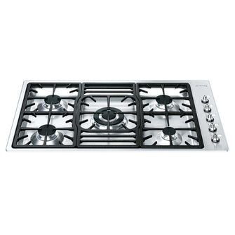 Smeg 90cm 5 Burner Low Profile Gas Cooktop - PGA954 image_1
