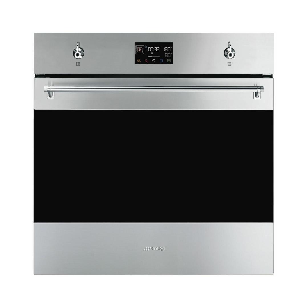 Smeg 60cm Pyrolytic Steam Oven in a stainless steel finish