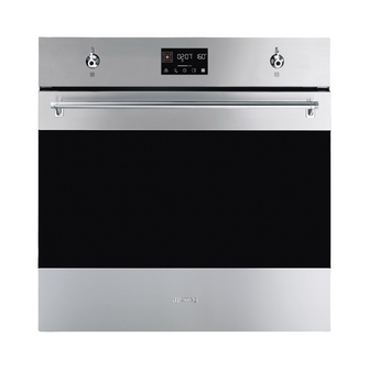 Smeg 60cm Pyrolytic Single Oven in a stainless steel finish