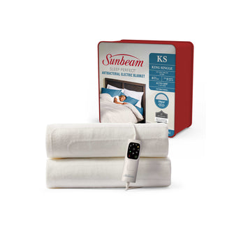 Sunbeam Sleep Perfect Antibacterial Electric Blanket - King Single - BLA6331 image_1