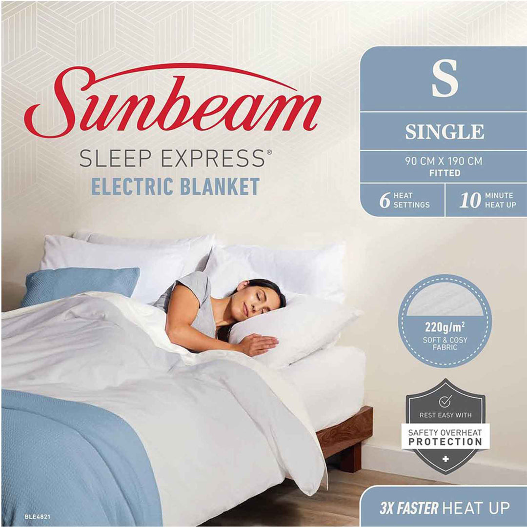 Sunbeam Sleep Express Heated Blanket Single - BLE4821 image_1