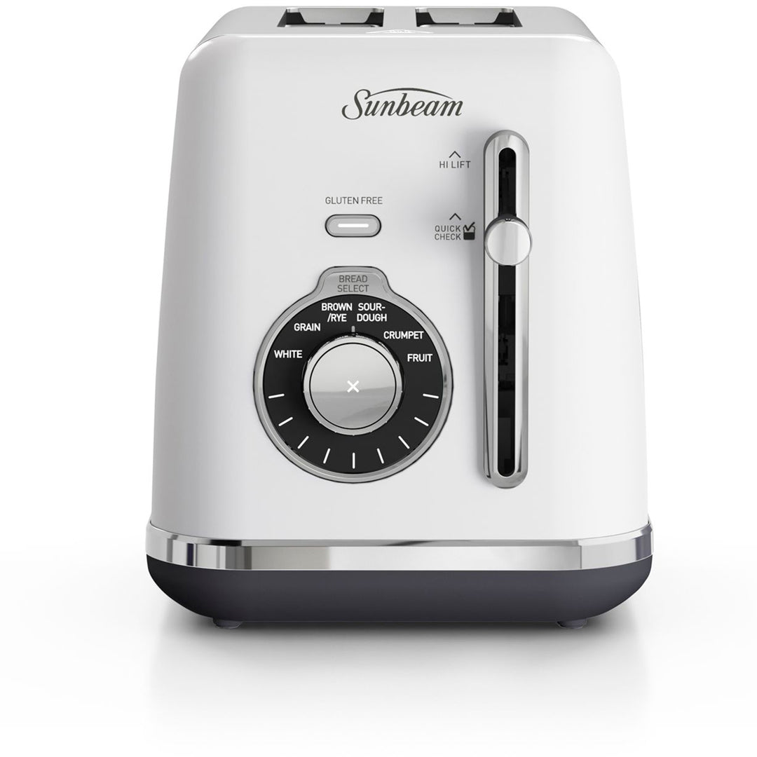 Sunbeam Alinea Select 2 Slice Bread Select Toaster White Classics