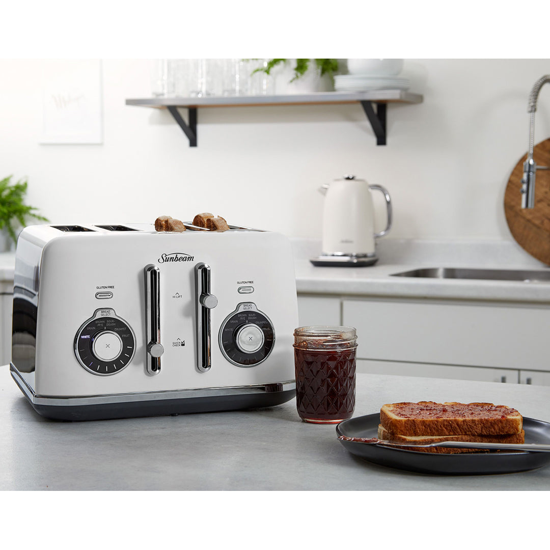Sunbeam Alinea Select 4 Slice Bread Select Toaster White Classics - TA2840W image_3