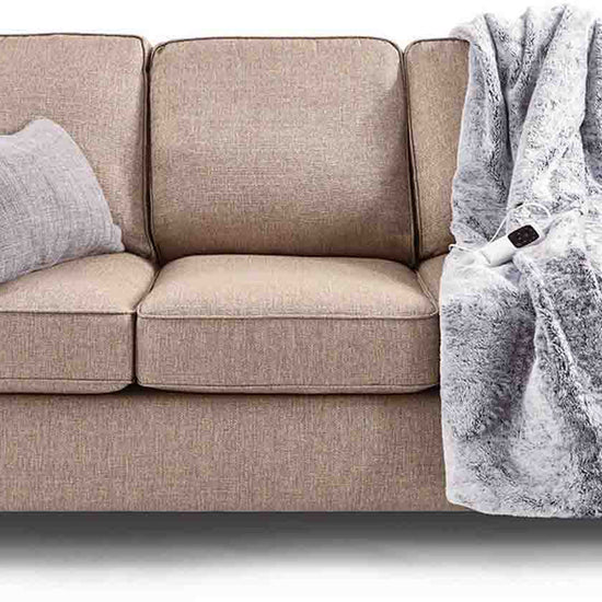 Sunbeam Feel Perfect Faux Fur Heated Throw Blanket TRF4300 BiRite